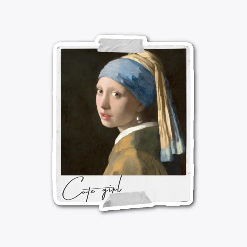 Cute Girl "Vermeer"